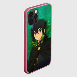 Чехол для iPhone 12 Pro Max Yuichiro Hyakuya, цвет: 3D-малиновый — фото 2