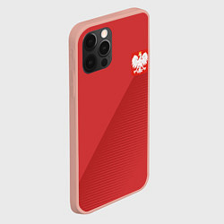 Чехол для iPhone 12 Pro Max Poland Team: Away WC-2018, цвет: 3D-светло-розовый — фото 2