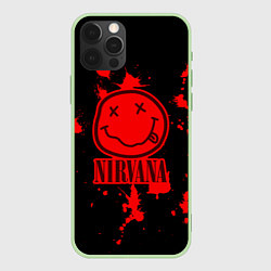 Чехол iPhone 12 Pro Max Nirvana: Blooded Smile