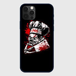 Чехол для iPhone 12 Pro Max Pudge Chef, цвет: 3D-черный