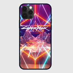 Чехол iPhone 12 Pro Max Cyberpunk 2077: Neon Lines