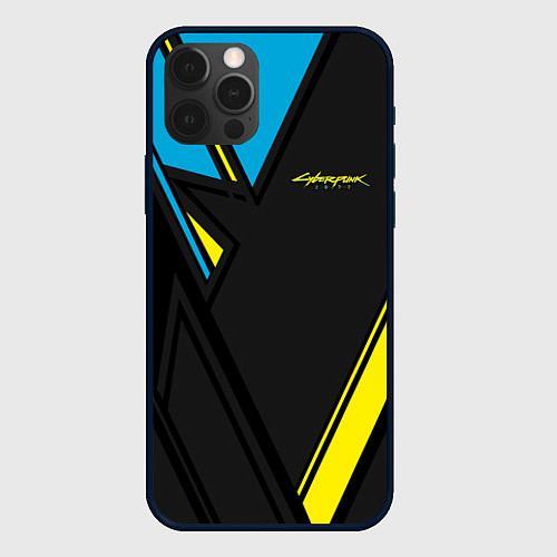 Чехол iPhone 12 Pro Max Cyberpunk 2077: Sport / 3D-Черный – фото 1