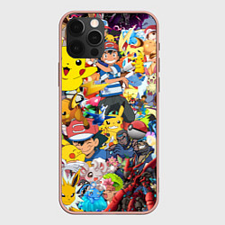 Чехол iPhone 12 Pro Max Pokemon Bombing