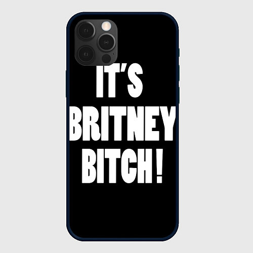 Чехол iPhone 12 Pro Max It's Britney Bitch / 3D-Черный – фото 1