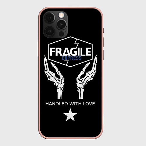 Чехол iPhone 12 Pro Max Death Stranding: Fragile Express / 3D-Светло-розовый – фото 1