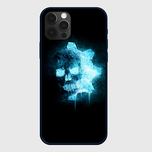 Чехол iPhone 12 Pro Max Gears of War: Death Shadow / 3D-Черный – фото 1