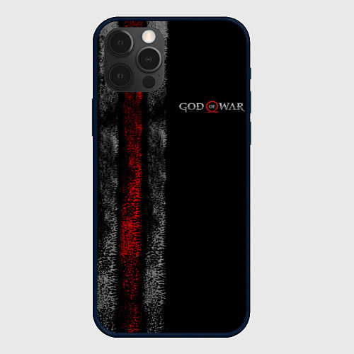 Чехол iPhone 12 Pro Max God of War: Black Style / 3D-Черный – фото 1