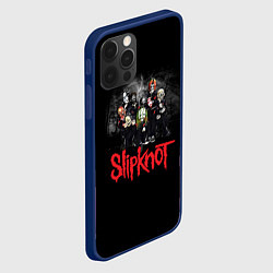 Чехол для iPhone 12 Pro Max Slipknot Band, цвет: 3D-тёмно-синий — фото 2