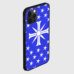 Чехол для iPhone 12 Pro Max Far Cry 5: Blue Cult Symbol, цвет: 3D-черный — фото 2
