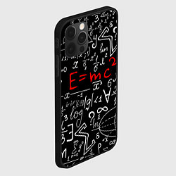 Чехол для iPhone 12 Pro Max Формулы физики, цвет: 3D-черный — фото 2