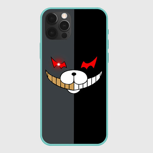 Чехол iPhone 12 Pro Max KUROKUMA x MONOKUMA / 3D-Мятный – фото 1