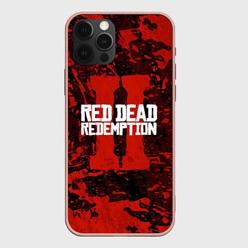 Чехол iPhone 12 Pro Max Red Dead Redemption: Part II / 3D-Светло-розовый – фото 1