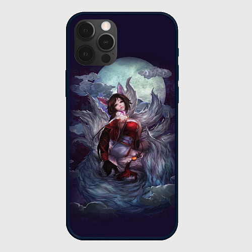 Чехол iPhone 12 Pro Max Ahri the Nine-Tailed Fox / 3D-Черный – фото 1