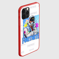 Чехол для iPhone 12 Pro Max Fortnite Street Art, цвет: 3D-красный — фото 2