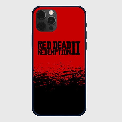 Чехол iPhone 12 Pro Max Red Dead Redemption II / 3D-Черный – фото 1