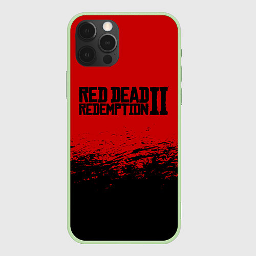 Чехол iPhone 12 Pro Max Red Dead Redemption II / 3D-Салатовый – фото 1