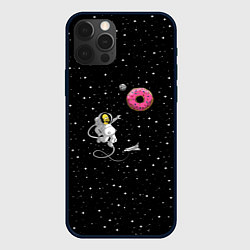 Чехол для iPhone 12 Pro Max Homer Spaceman, цвет: 3D-черный