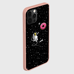 Чехол для iPhone 12 Pro Max Homer Spaceman, цвет: 3D-светло-розовый — фото 2