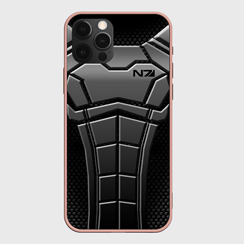Чехол iPhone 12 Pro Max Soldier N7 / 3D-Светло-розовый – фото 1