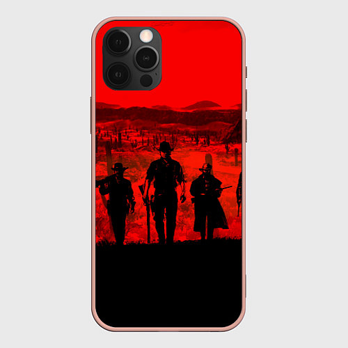 Чехол iPhone 12 Pro Max RDR 2: Sunset / 3D-Светло-розовый – фото 1
