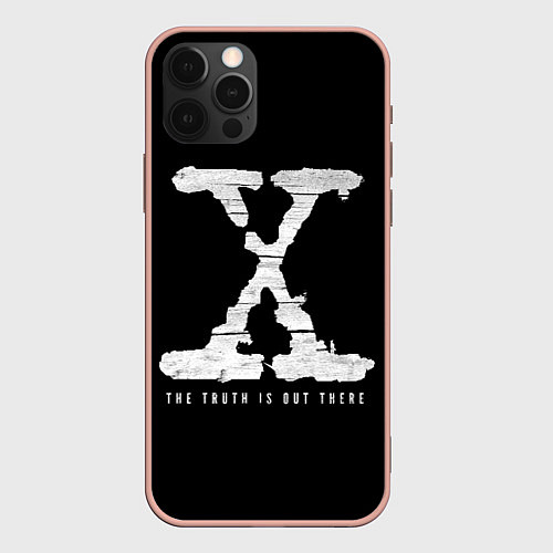 Чехол iPhone 12 Pro Max The Truth Is Out There / 3D-Светло-розовый – фото 1