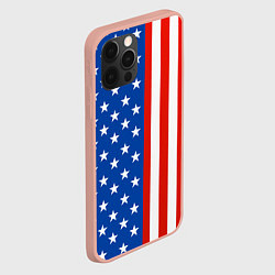 Чехол для iPhone 12 Pro Max American Patriot, цвет: 3D-светло-розовый — фото 2