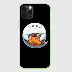 Чехол для iPhone 12 Pro Max Be my Boo, цвет: 3D-салатовый