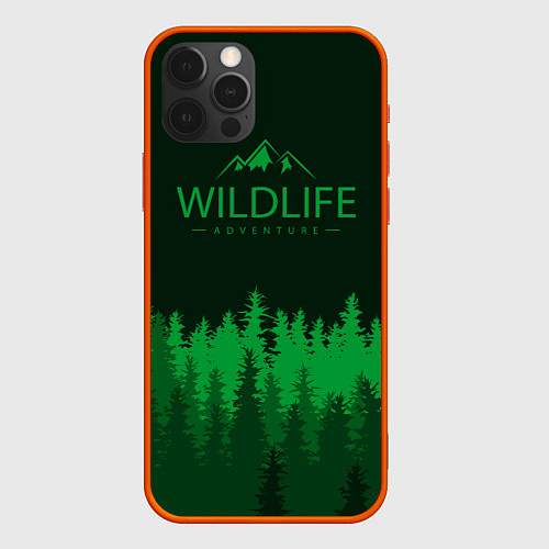 Чехол iPhone 12 Pro Max Wildlife Adventure / 3D-Красный – фото 1