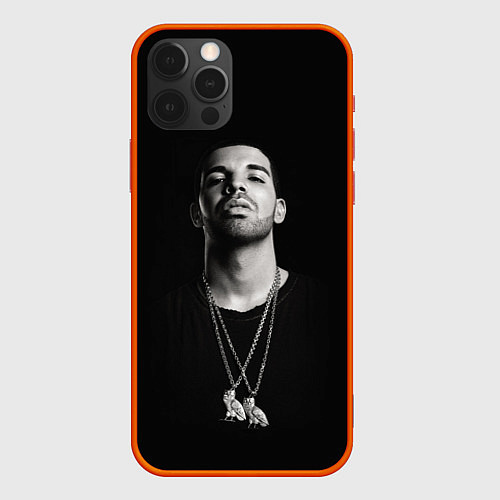 Чехол iPhone 12 Pro Max Drake / 3D-Красный – фото 1