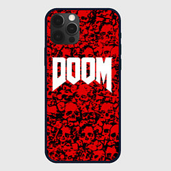 Чехол для iPhone 12 Pro Max DOOM: Blooded Skuls, цвет: 3D-черный