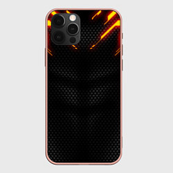 Чехол для iPhone 12 Pro Max Cyberpunk 2077: Android, цвет: 3D-светло-розовый