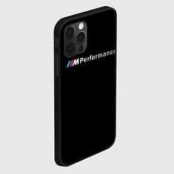 Чехол для iPhone 12 Pro Max BMW PERFORMANCE ЧЁРНЫЙ БМВ, цвет: 3D-черный — фото 2