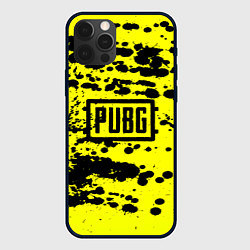 Чехол для iPhone 12 Pro Max PUBG: Yellow Stained, цвет: 3D-черный