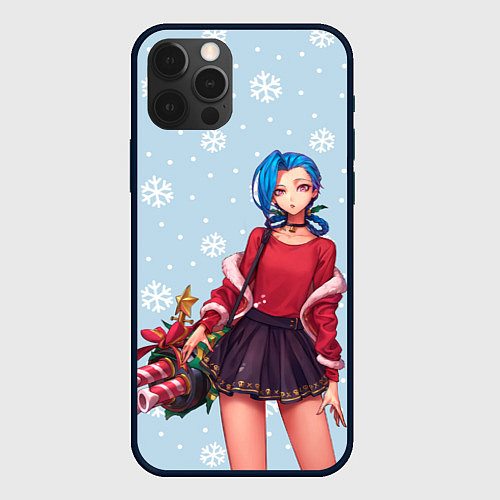 Чехол iPhone 12 Pro Max New Year Jinx / 3D-Черный – фото 1