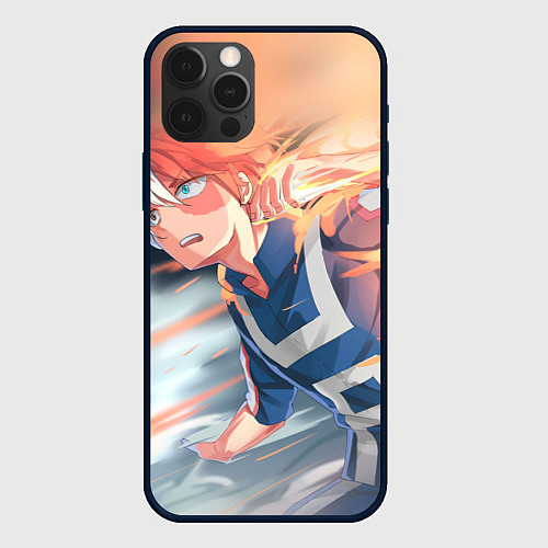 Чехол iPhone 12 Pro Max Моя геройская академия / 3D-Черный – фото 1