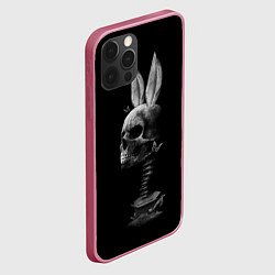 Чехол для iPhone 12 Pro Max Череп Заи, цвет: 3D-малиновый — фото 2