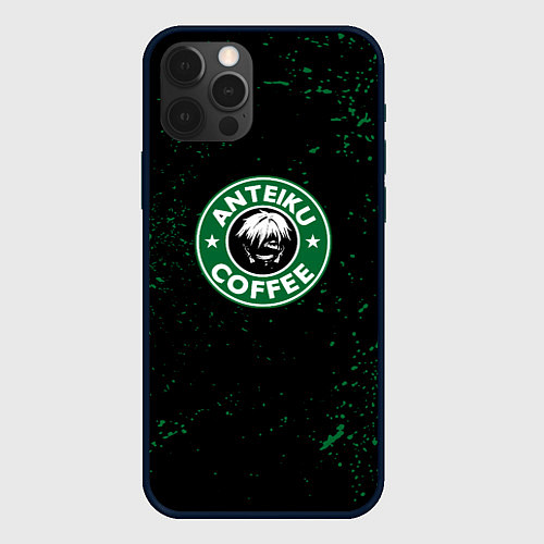 Чехол iPhone 12 Pro Max Anteiku coffee sturbucks / 3D-Черный – фото 1