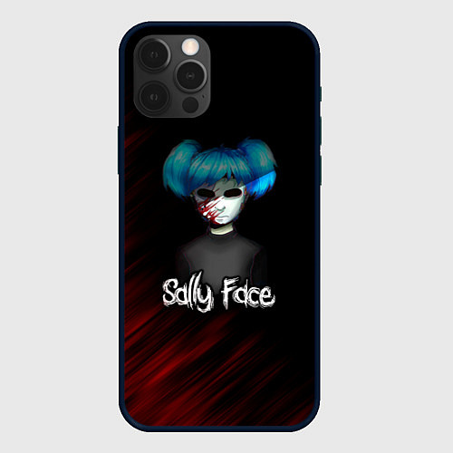 Чехол iPhone 12 Pro Max Sally Face окровавленное лицо / 3D-Черный – фото 1