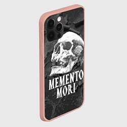 Чехол для iPhone 12 Pro Max Memento Mori, цвет: 3D-светло-розовый — фото 2