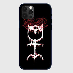 Чехол для iPhone 12 Pro Max Ghostemane sign, цвет: 3D-черный