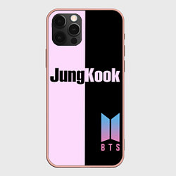 Чехол для iPhone 12 Pro Max BTS Jung Kook, цвет: 3D-светло-розовый