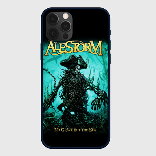 Чехол iPhone 12 Pro Max Alestorm: Death Pirate / 3D-Черный – фото 1
