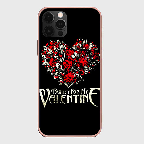 Чехол iPhone 12 Pro Max Bullet For My Valentine: Temper Temper / 3D-Светло-розовый – фото 1