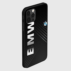 Чехол для iPhone 12 Pro Max BMW: Steel Line, цвет: 3D-черный — фото 2