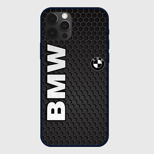 Чехол iPhone 12 Pro Max BMW / 3D-Черный – фото 1