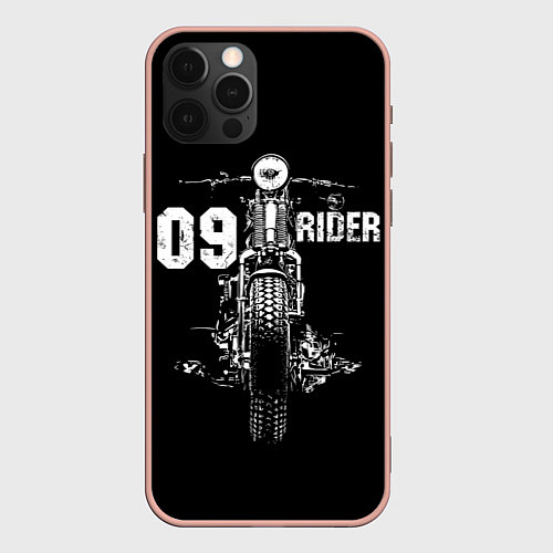 Чехол iPhone 12 Pro Max 09 Rider / 3D-Светло-розовый – фото 1