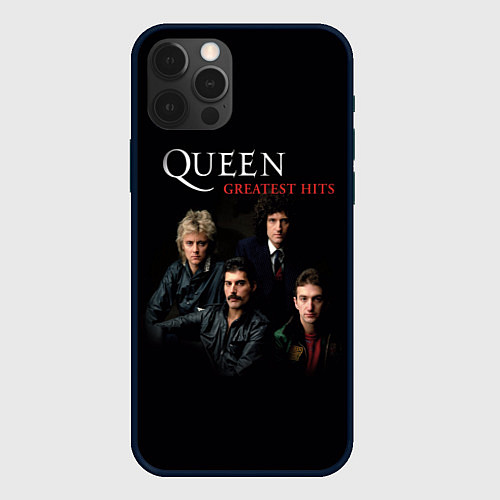 Чехол iPhone 12 Pro Max Queen: Greatests Hits / 3D-Черный – фото 1