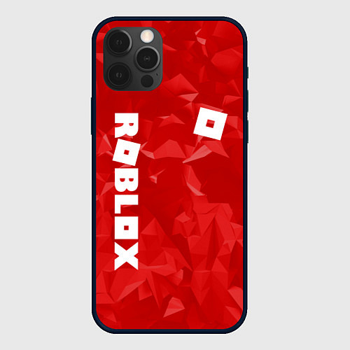 Чехол iPhone 12 Pro Max ROBLOX: Red Style / 3D-Черный – фото 1