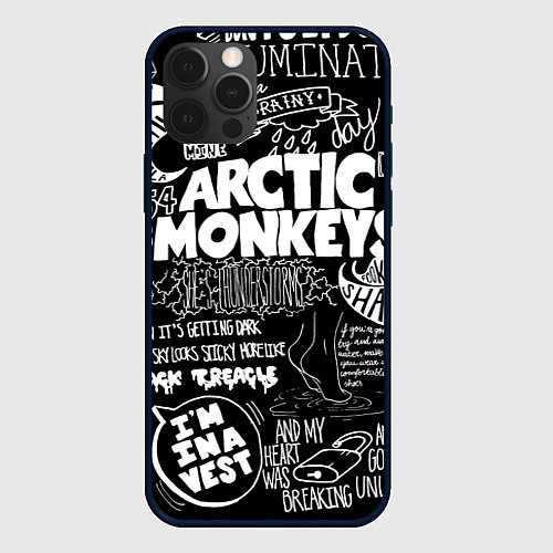 Чехол iPhone 12 Pro Max Arctic Monkeys: I'm in a Vest / 3D-Черный – фото 1