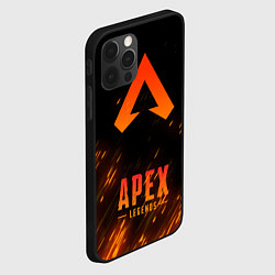 Чехол для iPhone 12 Pro Max Apex Legends: Orange Flame, цвет: 3D-черный — фото 2